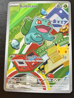 Pokemon Bulbasaur MEP #037 Stamped Holo Basic Card English 2026 - Image 1