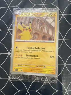 Pokemon x Natural History Museum: Pikachu at the Museum (Promo Card) Sealed ✅ - Image 1