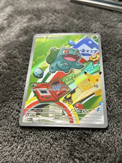 Pokemon TCG Bulbasaur 037 First Partner Illustration Black Star Promo NM - Image 2