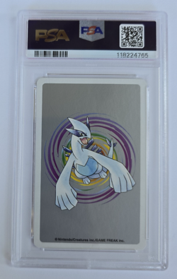 2000 Japanese Pokemon Typhlosion 2 of Hearts Silver Playing Card PSA 10 Gem Mint - Image 2