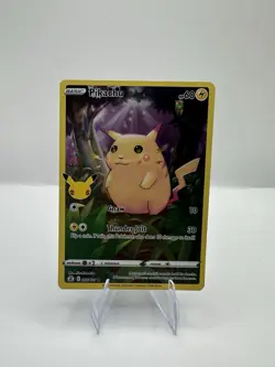 Pokemon Pikachu 005/025 Celebrations Holo Rare Basic Card 60 HP Thunder Jolt - Image 1