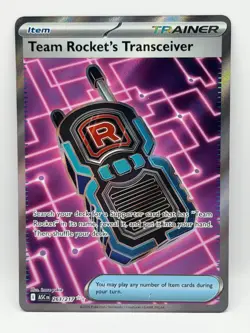 Team Rocket's Transceiver 263/217 Ascended Heroes NM Ultra Rare Holo Pokemon TCG - Image 1