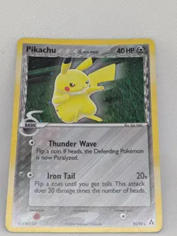 Pikachu Delta Species 93/92 Legend Maker Holo Secret Rare Pokemon TCG LP - Image 3