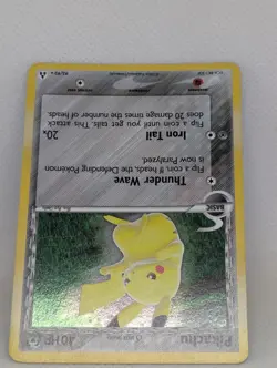 Pikachu Delta Species 93/92 Legend Maker Holo Secret Rare Pokemon TCG LP - Image 4