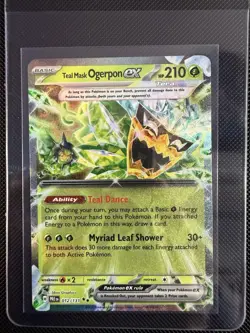 Teal Mask Ogerpon Ex 012/131 Prismatic Evolutions English Pokemon Card - Image 1