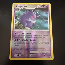 Gengar 27/130 Reverse Holo Rare Diamond & Pearl Pokemon Card - Image 1