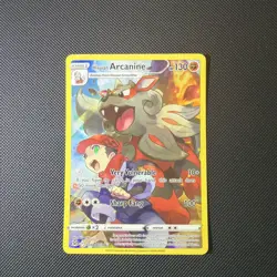 Pokemon TCG - Hisuian Arcanine TG08 Ultra Rare Lost Origin Trainer Gallery NM - Image 1