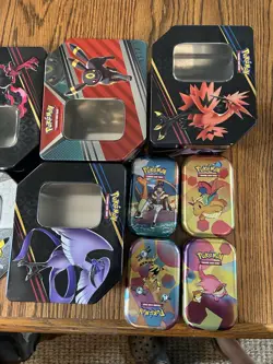 Pokemon Tins Lot of 13 All Empty No Packs No Cards - Image 2