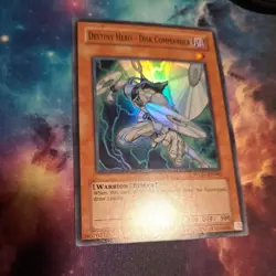 Destiny HERO - Disk Commander WC07-EN003 Yugioh TCG Super Rare NM - Image 1