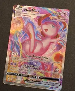 Pokemon TCG Mew Vmax Fusion Strike 269/264 Holo Secret Rare - Image 1