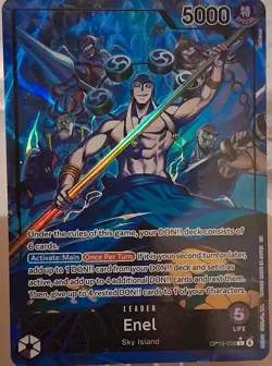 OP15-058 Enel Leader Alt Art Parallel - Image 1