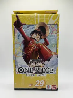 Bandai One Piece Card Game Egghead ST-29 Starter Deck Sealed Monkey D. Luffy - Image 1