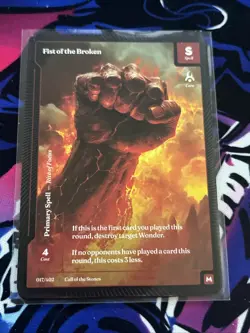 Wonders Of The First: Call Of The Stones “Fist Of The Broken” M 017/402 - Image 1