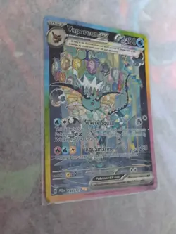 Pokemon Vaporeon EX Sir 149/131 Prismatic Evolutions TCG Card NM Condition - Image 3