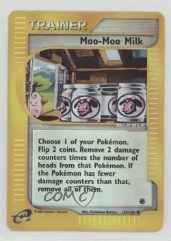 Moo-Moo Milk Reverse Foil Pokemon e-Card Series Expedition #155 2002 - Image 1