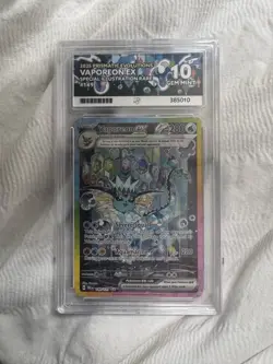 Pokemon TCG Vaporeon EX Sir 149/131 Prismatic Evolutions Ace Gem Mint 10 - Image 1