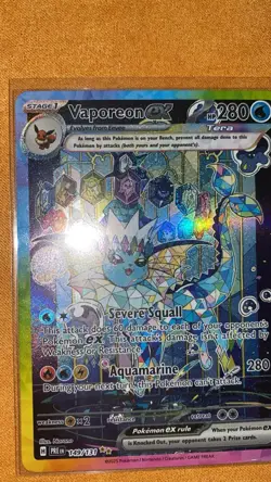 Pokemon TCG Vaporeon EX Sir 149/131 Prismatic Evolutions - Image 2