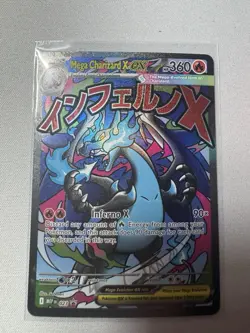 Pokemon Mega Charizard X EX Me: Mega Evolution Promo Holo 023 English 360 HP - Image 1
