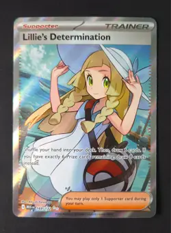 LILLIE'S DETERMINATION 169/132: 2025 Pokemon Mega Evolution -Ultra Rare -NM+ - Image 1