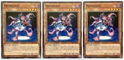 3 x DPRP-EN039 Necroface - Common 1st Edition Near Mint YuGiOh Cards - Image 1