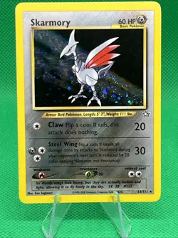 Skarmory 13/111 Neo Genesis Holo Wotc Pokemon Card Lp - Image 1