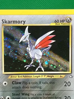 Skarmory 13/111 Neo Genesis Holo Wotc Pokemon Card Lp - Image 3