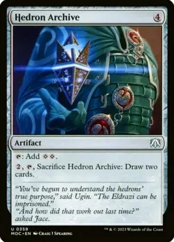 X 1 Hedron Archive NM-M MOM 359 MTG Magic The Gathering - Image 1