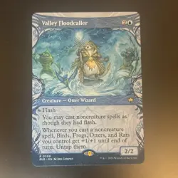 Valley Floodcaller *Showcase* Bloomburrow MTG Magic The Gathering - Image 1