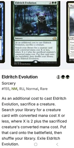 Eldritch Evolution Mtg Eldritch Moon Russian Regular # 155 - Image 3