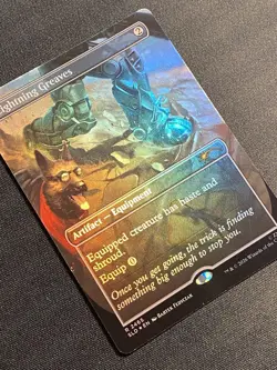 Lightning Greaves Foil R 2465 Fallout Secret Lair SLD MTG NM - Image 3