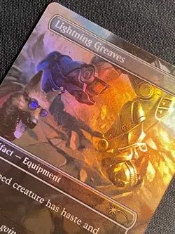 Lightning Greaves Foil R 2465 Fallout Secret Lair SLD MTG NM - Image 4