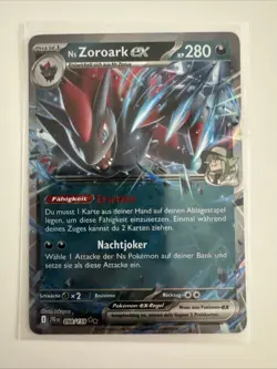 Pokemon TCG N's Zoroark EX 98/159 Reisegefahrten Near Mint Deutsch - Image 1