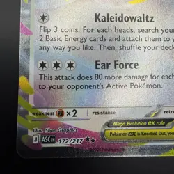 Mega Audino EX 172/217 Pokemon ME: Ascended Heroes Double Rare Holo 2026 - Image 5
