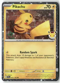 Pikachu (Pokemon Day 2026) 051/162 Swirl NM - Image 1