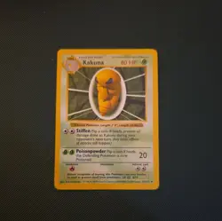 Kakuna Shadowless 33/102 Base Set Pokemon Card - Image 1