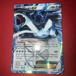 Pokemon TCG Lugia EX Team Plasma Promo BW83 Basic 180 HP Holo 2013 Card - Image 1