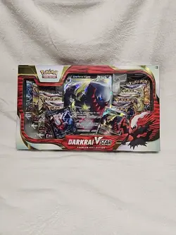 NEW & SEALED! POKEMON TCG DARKRAI Vstar PREMIUM Set 8 BOOSTERS Packs RARE! Foils - Image 1