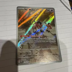 Mr Mime 179/165 Pokemon TCG 151 Illustration Holo Rare English - Image 1