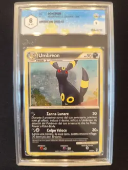 Carta Pokemon PSA UMBREON 22/96 RARO HOLO SET RICHIAMO DELLE LEGGENDE ITA 2011 V - Image 1
