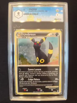 Carta Pokemon PSA UMBREON 22/96 RARO HOLO SET RICHIAMO DELLE LEGGENDE ITA 2011 V - Image 2