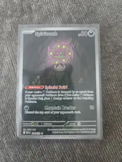 Pokemon TCG Spiritomb 148/132 Illustration Rare Holo Mega Evolution - Image 1