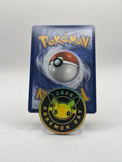 Pokemon Pikachu Holo Stamped Promo 025 Pokemon Day 2026 with Coin - Image 2