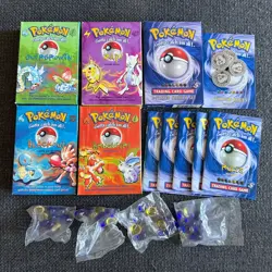 EMPTY Pokemon Brushfire Zap Overgrowth Blackout Base Theme Deck Counters Coin - Image 1