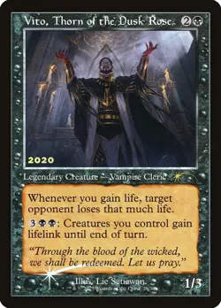 MTG - Vito, Thorn of the Dusk Rose (Magic 30) - Dominaria United - X1 -LP- FOIL - Image 1