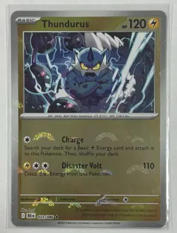 Thundurus (Poke Ball Pattern) 033/086 Pokemon Sv: Black Bolt Holo - Image 1