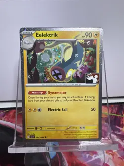 Eelektrik 031/086 Pokemon Play Stamp Prize Pack Series Cosmos Holo - NM - Image 1