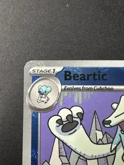 Pokemon Beartic (Master Ball Pattern) 026/086 Sv: Black Bolt Holo - Image 2