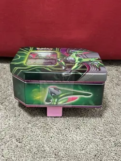 Pokemon Paradox Clash Tin Iron Leaves Ex Sealed Tin w/ 5 Booster Packs (Sealed) - Image 4