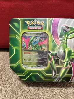 Pokemon Paradox Clash Tin Iron Leaves Ex Sealed Tin w/ 5 Booster Packs (Sealed) - Image 5