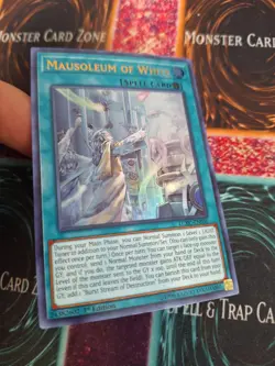 Yugioh Mausoleum of White LCKC-EN036 Ultra Rare 1st Edition Near Mint - Image 2